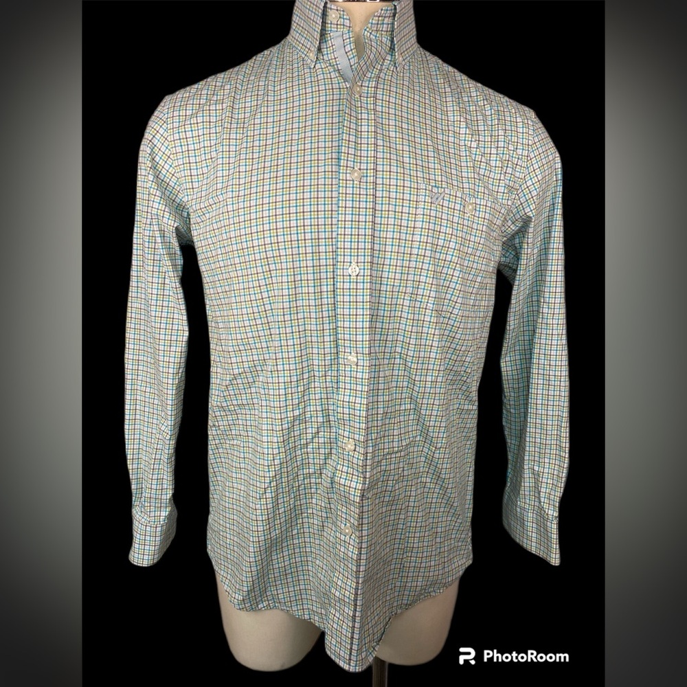 Wrangler Premium Performance Long Sleeve Button Up Shirt Men’s Medium